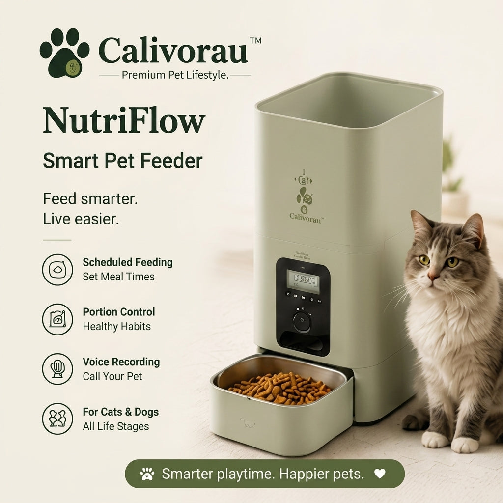 Calivorau™ NutriFlow Smart Pet Feeder
