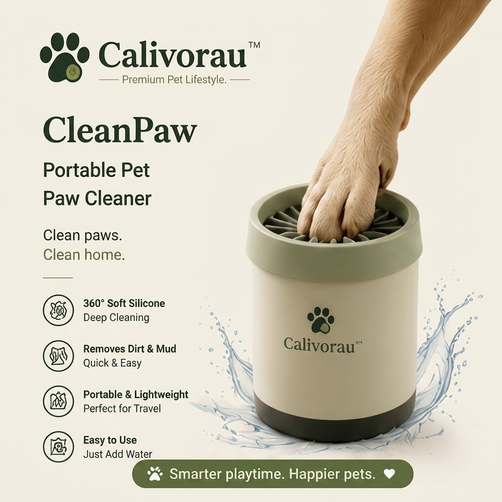Calivorau™ CleanPaw Portable Pet Paw Cleaner